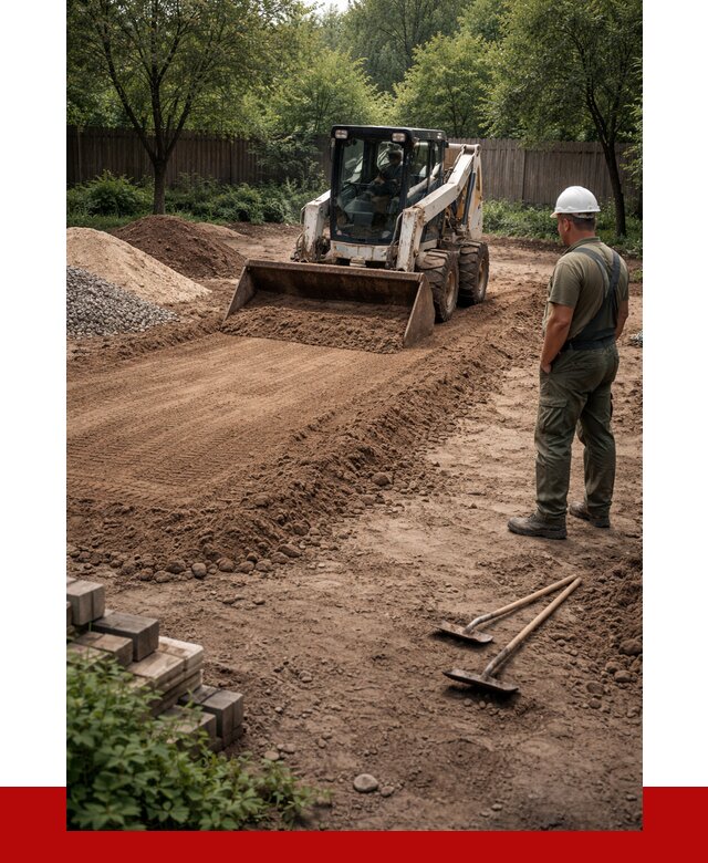 Выравнивание участка под ключ в Мегионе от 3649 р. | ПРОНЕРУДМго