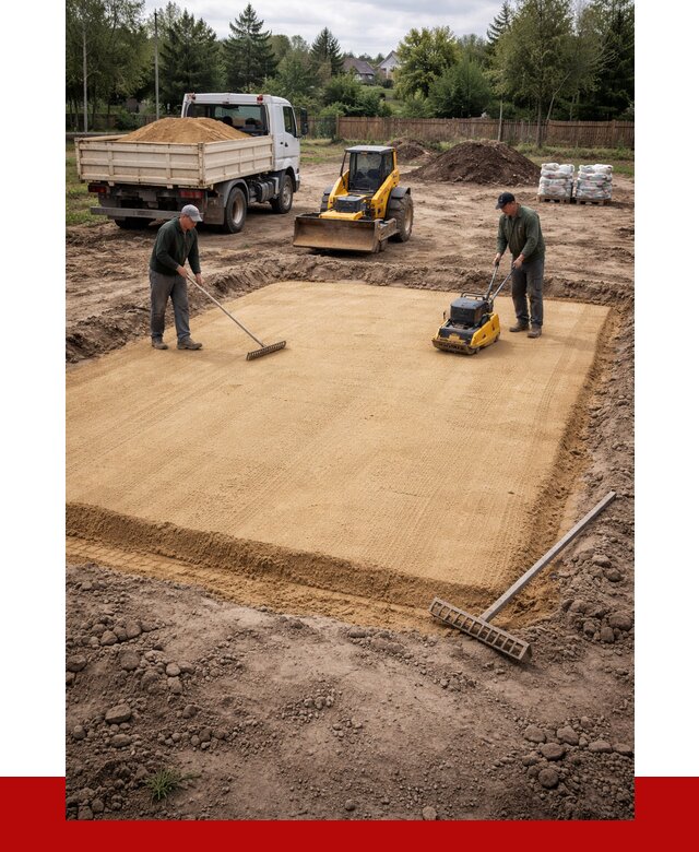 Устройство песчаной подушки в Мегионе от 4691 р. ПРОНЕРУДМго