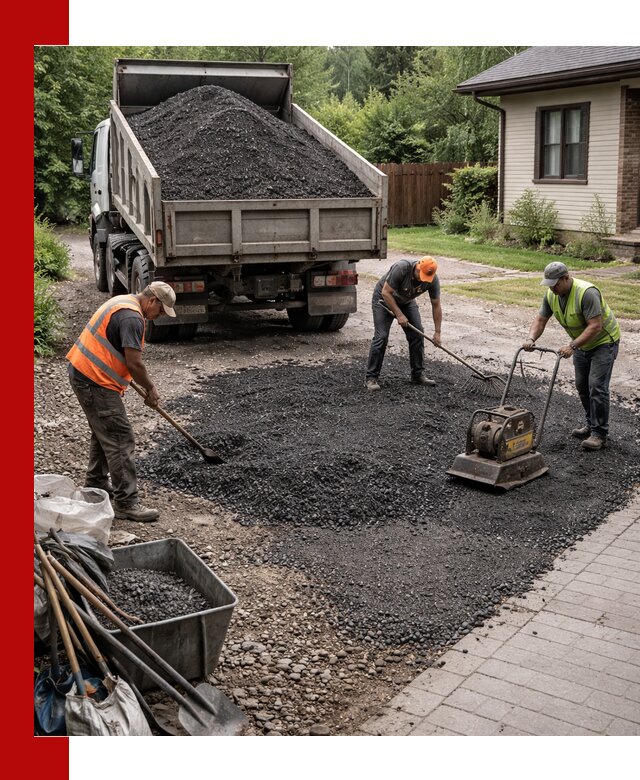Асфальтовая крошка для двора с доставкой в Мегионе